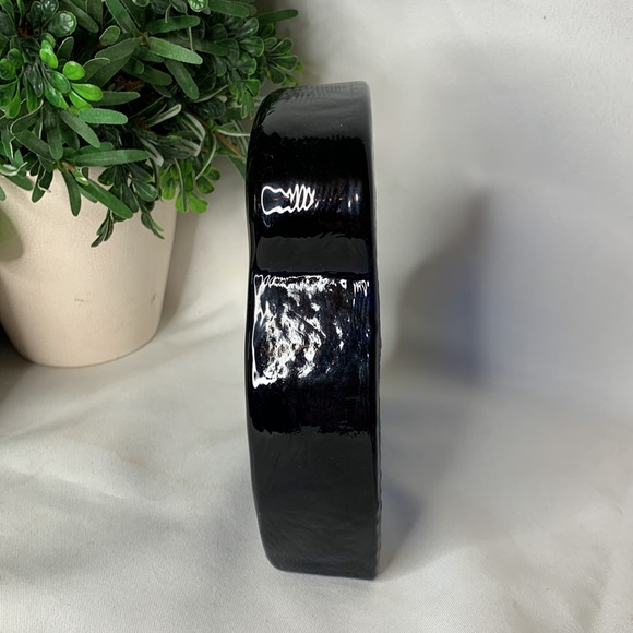 VTG HTF BLENKO peacock blue glass Owl bookend / paperweight Joel Myers Milton. - Picture 2 of 10